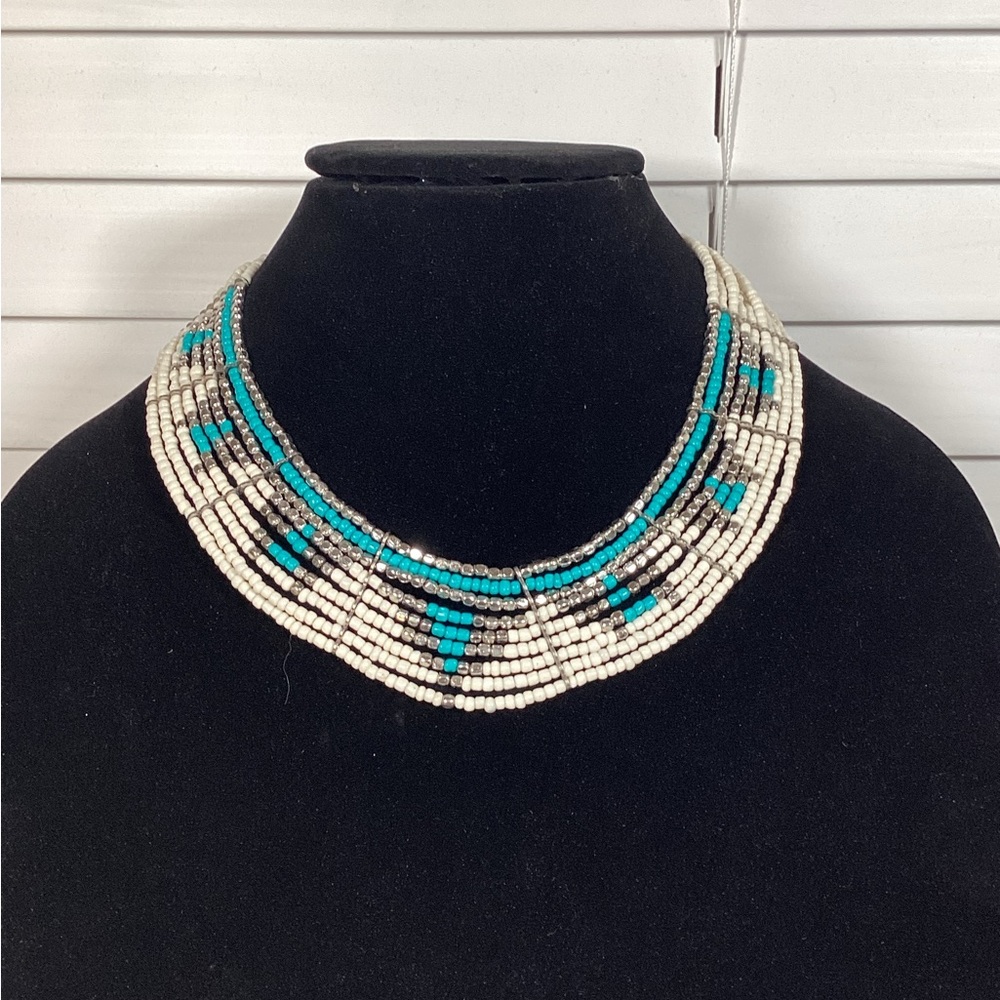 STATEMENT NECKLACE, GIFT FOR HER , AFRICAN NECKLACE